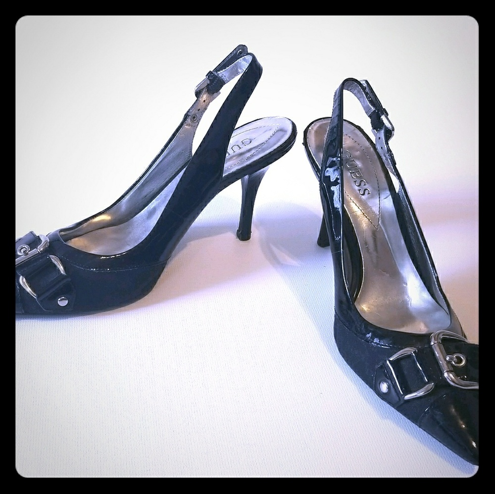Guess Belt Buckle Heels